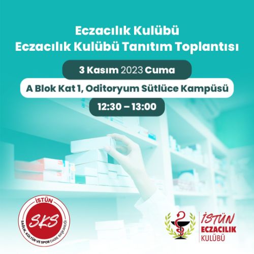 Eczacılık Kulübü Tanıtım Toplantısı