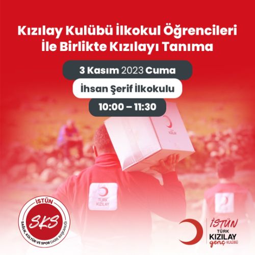 Kızılay Kulübü İlkokul Öğrencileri ile Birlikte Kızılayı Tanıma
