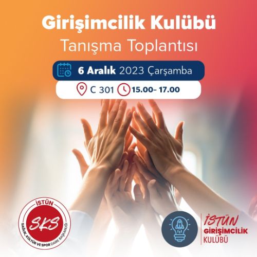 Girişimcilik Kulübü Tanışma Toplantısı