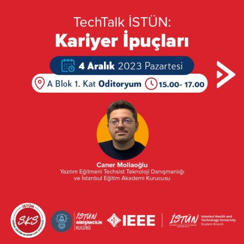 TechTalk İSTÜN; Kariyer İpuçları