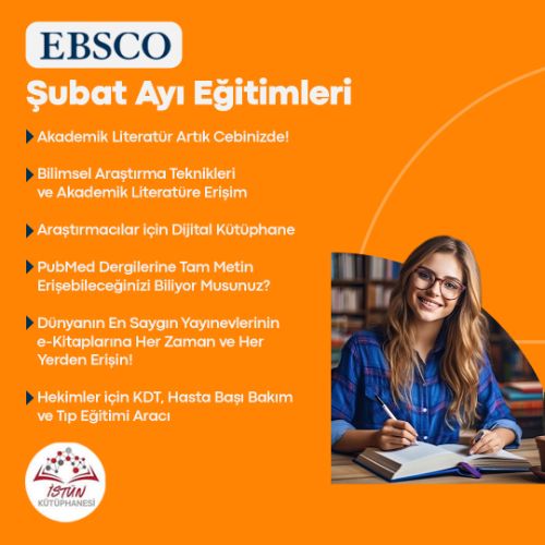 EBSCO Şubat Ayı Eğitimleri