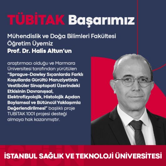Mühendislik ve Doğa Bilimleri Fakültesi Yazılım Mühendisliği Bölüm Başkanımız Prof. Dr. Halis Altun’un Araştırmacı Olduğu Proje TUBİTAK 1001 Projesi Desteği Almaya Hak Kazanmıştır.