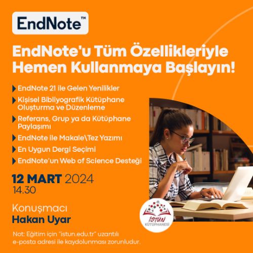 EndNote'u Tüm Özellikleriyle Hemen Kullanmaya Başlayın!