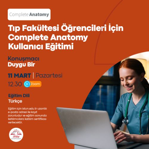 Tıp Fakültesi Öğrencileri için Complete Anatomy Kullanıcı Eğitimi