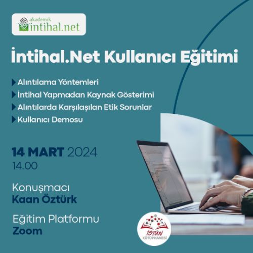 İntihal.Net Kullanıcı Eğitimi 