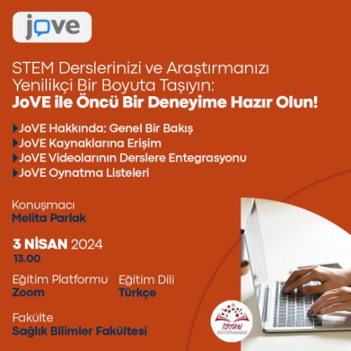 STEM Derslerinizi ve Araştırmanızı Yenilikçi Bir Boyuta Taşıyın: JoVE ile Öncü Bir Deneyime Hazır Olun!
