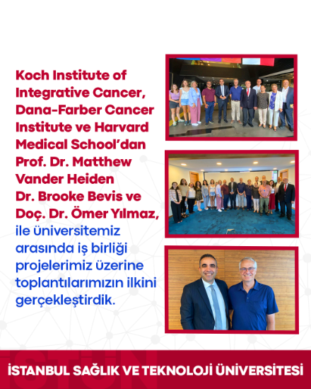 Prof. Dr. Matthew Vander Heiden Dr. Brooke Bevis ve Doç. Dr. Ömer Yılmaz, ile üniversitemiz arasında işbirliği projelerimiz üzerine toplantılarımızın ilkini gerçekleştirdik.